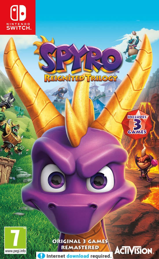 Spyro Reignited Trilogy Switch UK Usato Spyro Reignited Trilogy Switch UK Usato